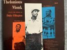 THELONIOUS MONK Plays Duke Ellington RIVERSIDE LP 12-201 Mono DG White Label