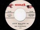 DOOWOP-FLAMINGOS-END 1055-LOVE WALKED IN/YOURS-WHITE END LABEL