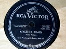 1955 ELVIS PRESLEY 7 RPM “MYSTERY TRAIN/I FORGOT”, CANADA, RCA #20-6357.