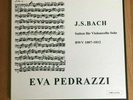 EVA PEDRAZZI BACH 6 CELLO SUITES MIRECOURT SIGNED NUMBERED 259/300 3LP BOX SWISS