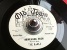 THE EARLS: REMEMBER THEN / LETS’S WADDLE 45 ( DJ ) PROMO DOO- WOP  SUPER ????
