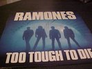 Signed Ramones LP Too Tough To Die Joey Johnny Richie Ramone Punk Autographed