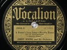 Jimmy Noone and his Orchestra VOCALION 2888 E+ PRE WAR DANCE BAND 78