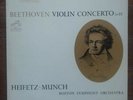 HEIFETZ MUNCH Beethoven violin concerto LP RCA Victor LSC-1992 shaded dog vinyl