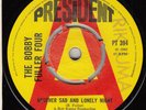 60s Pop BOBBY FULLER FOUR another sad lonely 1966 UK Promo A Label 7