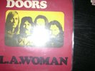 the doors   eletra 1971 eks75011,la woman 1st reissue-die cut,embossed,inner lee