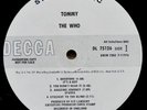 The Who TOMMY -  WHITE LABEL PROMO - Decca Records 1969 w/Booklet