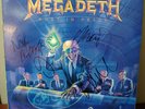Megadeth Rust In Peace LP 1990 US first press  signed autographed C1-91935