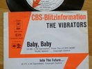 VIBRATORS 7” Baby 1977 GERMAN IMPORT promo CBS BLITZINFO punk STRANGLERS damned