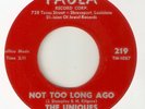 THE UNIQUES Not Too Long Ago PAULA STAFFORD  NORTHERN SOUL USA 45