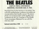 Beatles  33 1/3 7-inch Beatles Press Conference Topaz T-1353