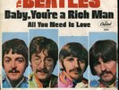 THE BEATLES Rich Man All You Need is Love Capitol 5964 45 West Coast Pic Sleeve