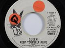 Rock 45 QUEEN Keep Yourself Alive ELEKTRA promo HEAR