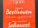 SABOURET (Loewenguth) - BEETHOVEN - Sonatas violin & piano - SIGNED PRIVATE / Ex