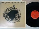 JON LORD SARABANDE POLYDOR/OYSTER MWF 1017 Japan VINYL LP