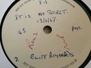 Cliff Richard Emidisc Acetate .. It Is No Secret  13/6/67