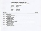 JOHNNY WINTER   CAPTURED LIVE   1976 UK BLUE SKY   TEST PRESSING   NEAR MINT