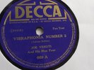 Joe Venuti - 78rpm single 10-inch - Decca #669 Vibraphonia Number 2