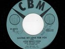 DOOWOP-LITTLE BECKY COOK/MAD LADS-C B M 504-SAVING MY LOVE FOR YOU/LET'S DANCE