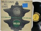 Miles Davis All Stars- Walkin- Prestige 7076 50th Jazz LP- VG(+)/VG+- 1st press