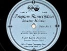 NAT SHILKRET VICTOR SALON Orchestra Program Transcription Disc RCA VICTOR L-4510