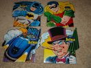 Batman Robin four 45 RPM figural/die cut records