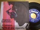FRANCO BATTIATO E' L'AMORE-FUMO DI UNA SIGARETTA  45 GIRI 1968 PRIMA STAMPA ORIG