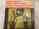 JOHNNY GRIFFIN AND EDDIE LOCKJAW DAVIS.LOOKIN' AT MONK. .JAZZLAND VINYL L.P.