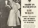LEE WILEY Night In Manhattan VINYL LP Japanese Pressing OBI + Lyrics Mint Cond.