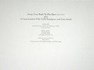 TODD RUNDGREN Back To The Bars SAMPLER LP PATTI SMITH