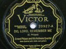 Ernest Phipps and His Holiness Quartet 78 Victor 20927 Do, Lord.../ Old Ship...