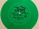 The Jam - Rare green fan club flexi - pop art poem