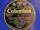 CORN LICKER STILL IN GEORGIA Pts. 9 & 10 Royal Blue Shellac E Condition