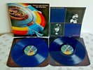 ELO Out Of The Blue Double Album Blue Vinyl + Poster UK 1st Issue 1977 JETDP 400