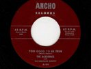 RARE DOOWOP-ACADEMICS-ANCHO 101-TOO GOOD TO BE TRUE/HEAVENLY LOVE