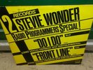 STEVIE WONDER DO I DO / FRONTLINE 12 IN. 2X PROMO VG+
