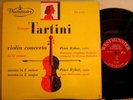 WESTMINSTER WL 5118 TARTINI VIOLIN CTO SONATA PETER RYBAR 1952 VG++ TO NM