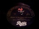 COMEDY PATHE 10.5 IN. 78 RPM VERTICAL RUBE GOLDBERG & BILLY WILLIAMS NEAR MINT-