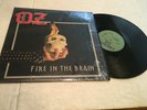 OZ fire in the brain1983 LP original vinyl thrash metal death