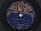 West Indies 78 Lionel Belasco and his Orchestra - Sweet Fanny on Decca