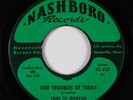 Doo-Wop Gospel 45 - Sons Of Jehovah - Our Troubles Of Today - Nashboro - VG+ mp3