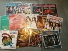 Aerosmith various 7 inch single lp promo vinyl led zeppelin acdc rolling stones
