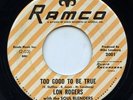 HEAR - Rare Soul / Funk 45 - Lon Rogers with Soul Blenders - Too Good To Be True