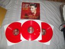 ELVIS PRESLEY-LOVE SONGS 2015 RED VINYL TRIPLE LP SET EX VINYL AND PLAY