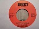 BUCKY 45 RECORD/ BADGER BOWL SONG/PIUS XI CONCERT CHOIR/DAVE KENNEDY WISCONSIN