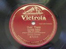 ENRICO CARUSO Victrola 87294 OPERA 1Side 78rpm OVER THERE