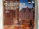 BACH: 6 BRANDENBURG CONCERTOS, TREVOR PINNOCK, ARCHIV  2 LP 2742 003 DIGITAL