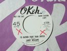 northern soul 45 Larry Williams - I'd Rather Fight than Switch OKEH listen