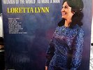 LORETTA LYNN - WOMAN OF THE WORLD / TO MAKE A MAN 1969 DECCA LP (DL 75113) NM