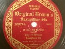 Gennett Personal Record - Brown Bros. Saxophone Six - Rare Jazz 78rpm - Private